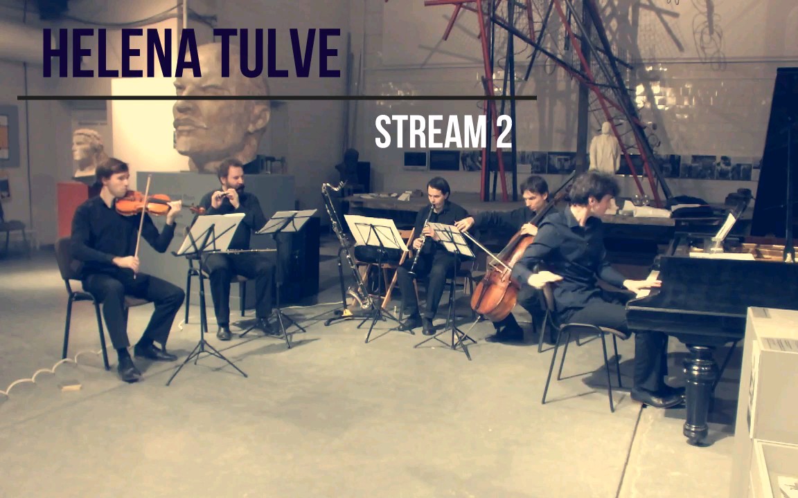 [图]【图尔维】【Tulve】涓流 之二，为五件乐器 Stream 2, for flute, clarinet, violin, cello and piano