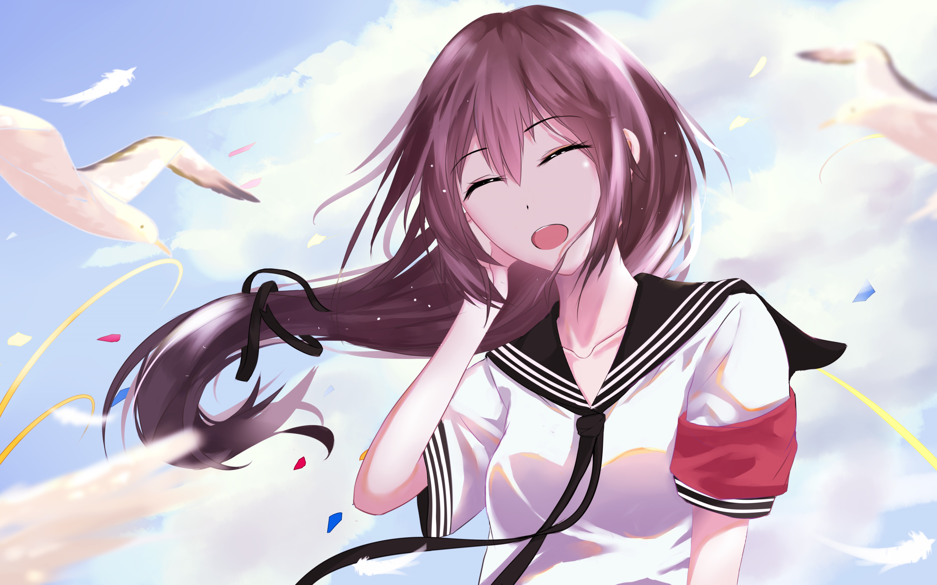 【战舰少女r】某默默无闻的巫女 敷波换装---誓约特殊台词(175)