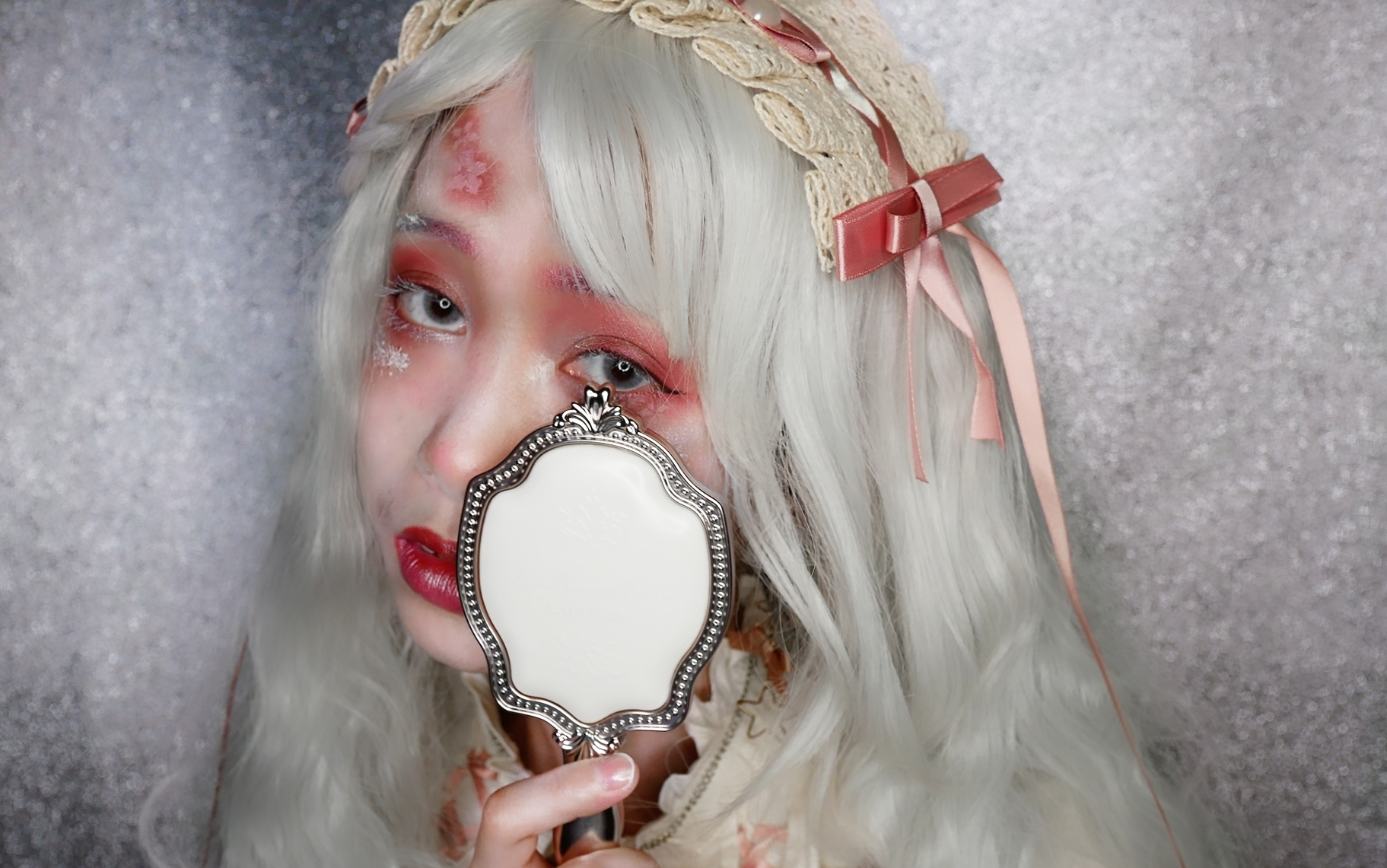 【七鸽】初投|病娇仙花妹lolita脑洞妆|一口丧丧的仙气|北境双子