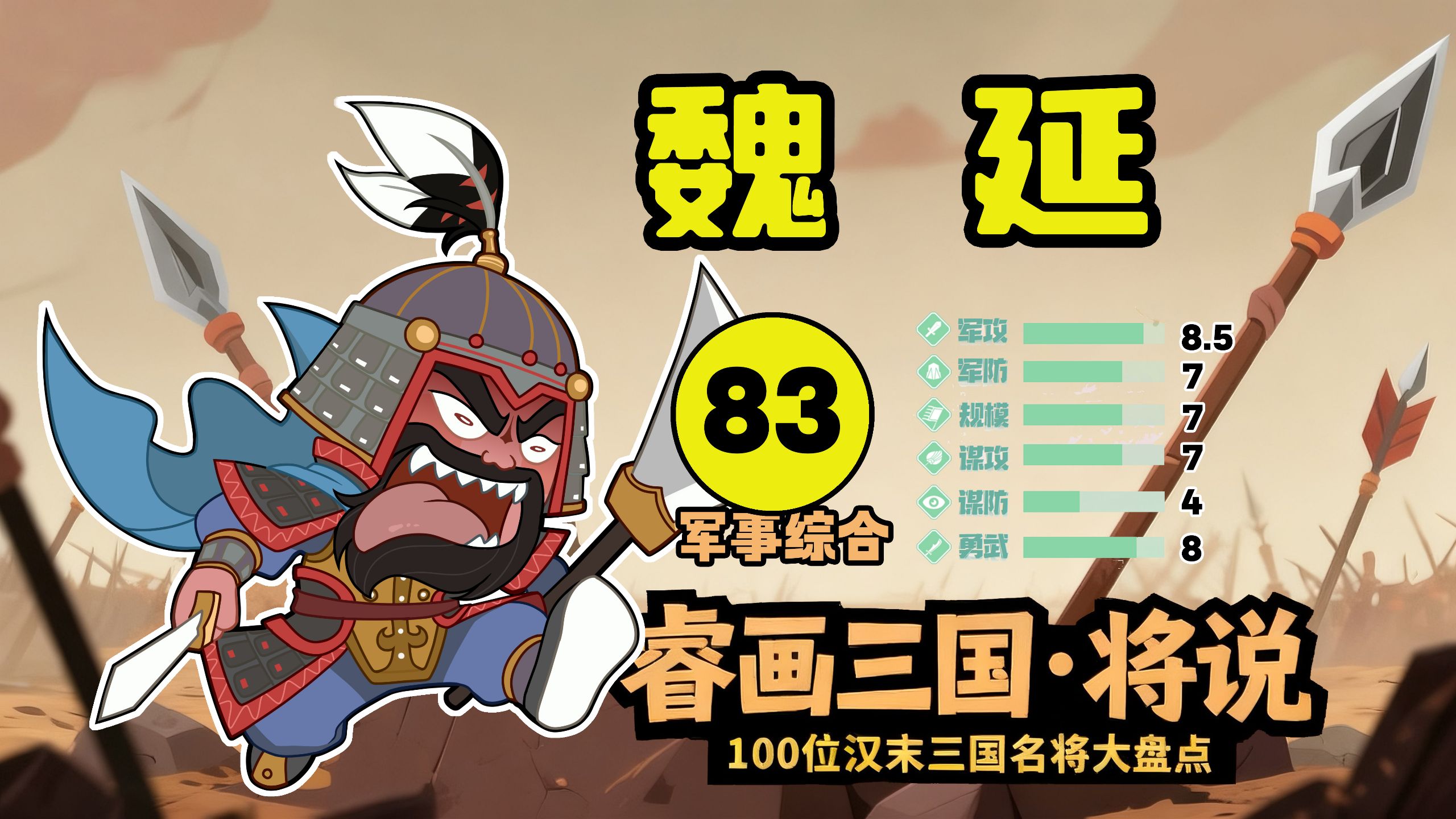 【将说01】狂战士魏延历史上有多狂？诸葛亮时代最疯批的蜀汉战力！