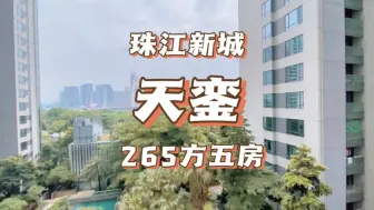 Download Video: 珠江新城 好房推荐 天銮265方大平层，高层可看江景小蛮腰等景观