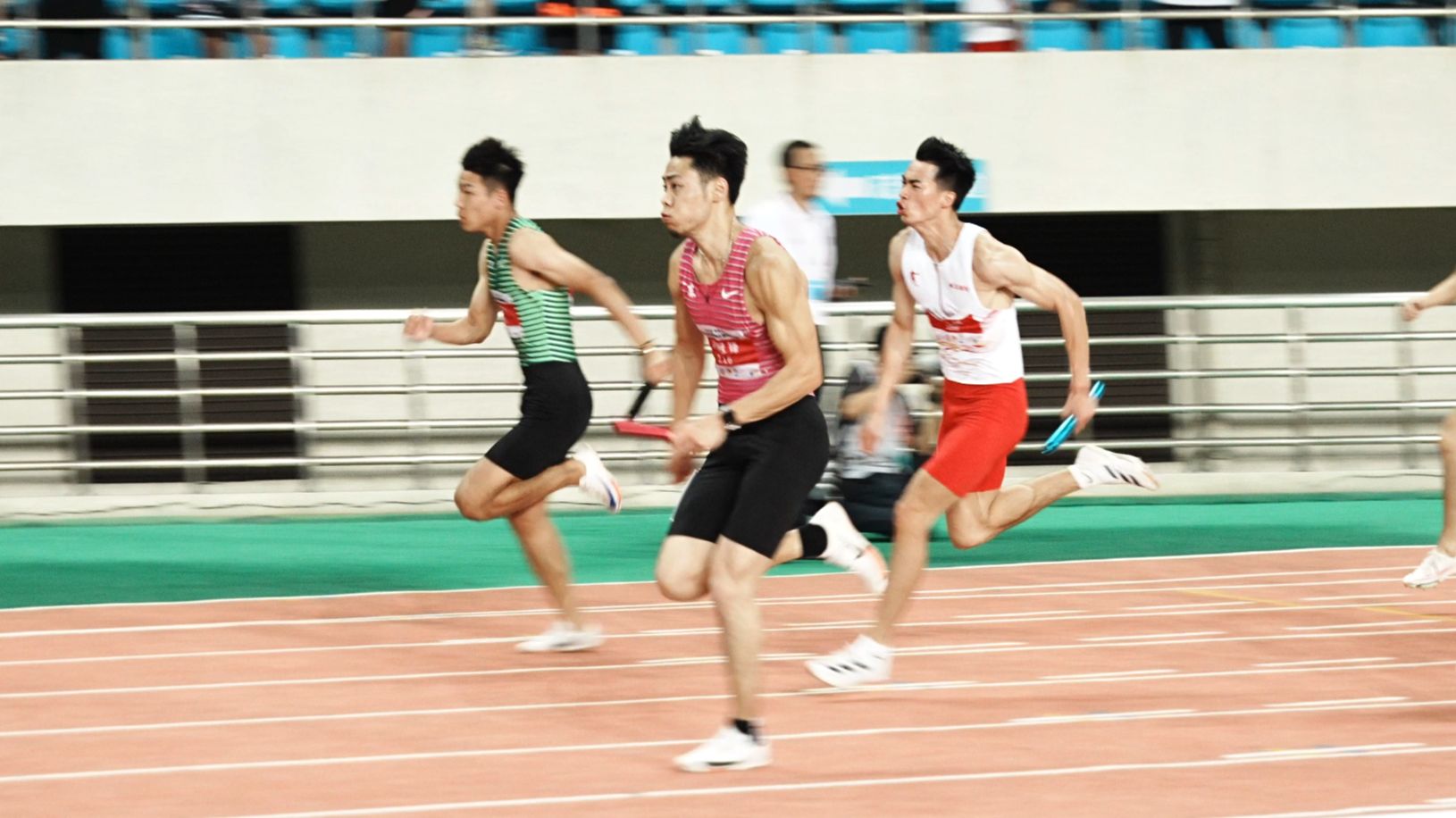 男子4x100米接力预赛江苏队38秒68晋级决赛 | 2024年全国田径接力锦标