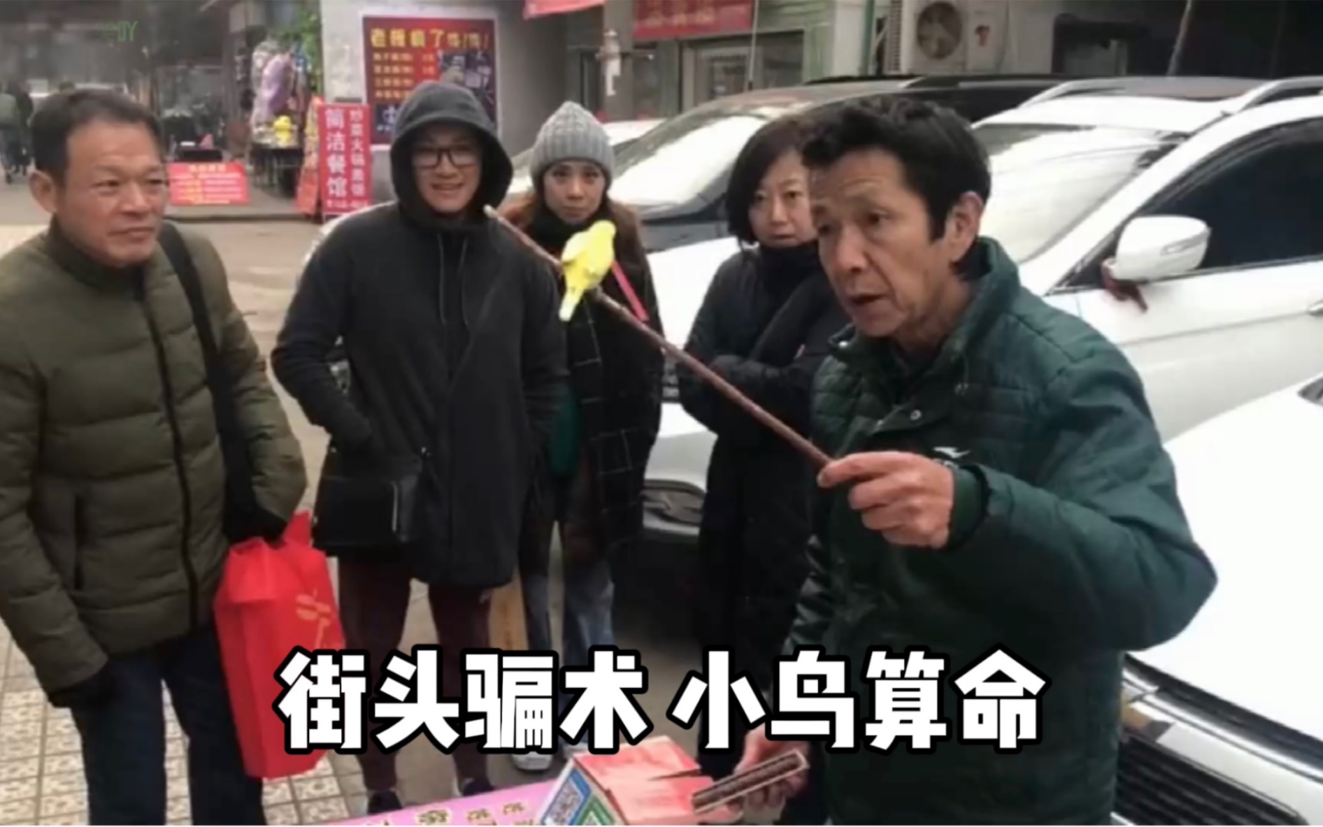 [图]揭秘街头算命骗术，小鸟算姓氏测运势！