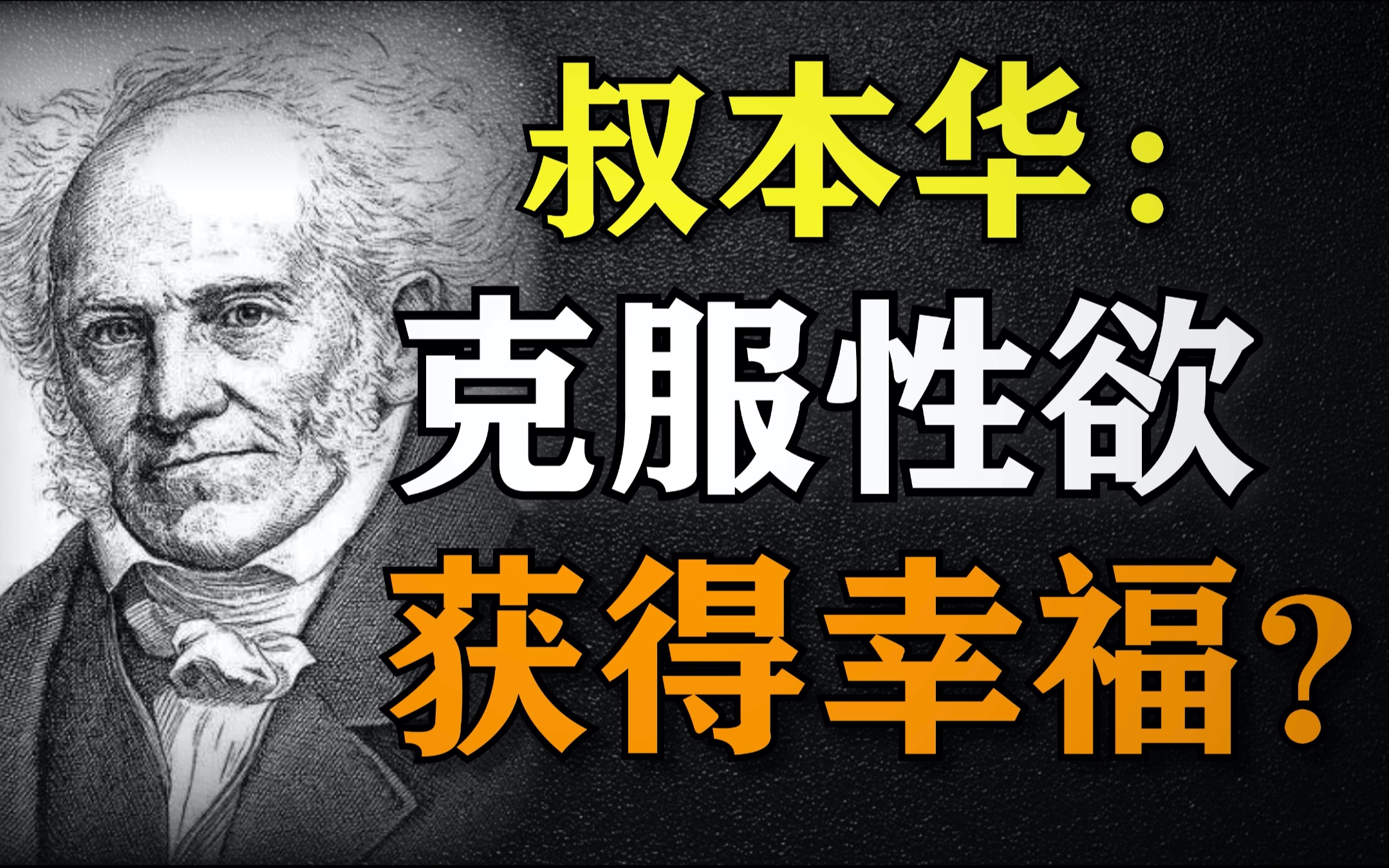 [图]【叔本华】禁欲主义：如何摆脱人生的痛苦和无聊？（中）|叔本华的“否定生命意志”是否被人们所误解？|幸福和快乐的真相是怎样的？