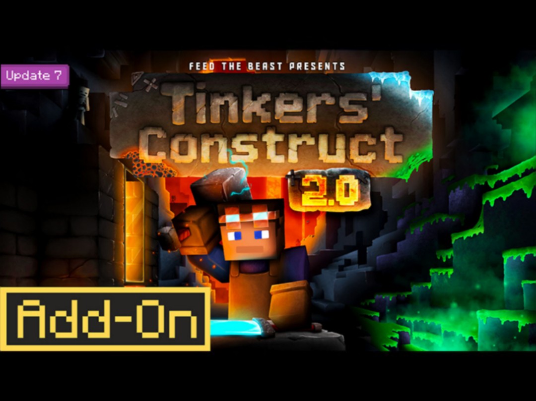 [AddOn]匠魂2.0我的世界基岩版市场包免费下载Minecraft Marketplace Tinkers' Construct 2.0单机游戏热门视频