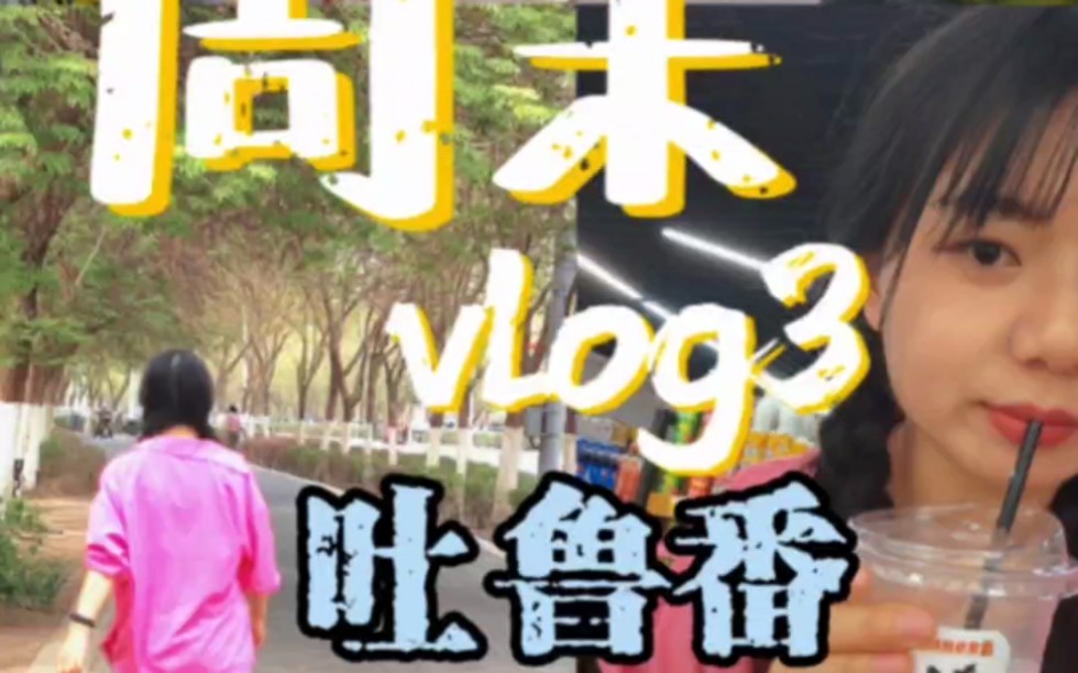 周末vlog3|大学生特种兵行动之吐鲁番哔哩哔哩bilibili