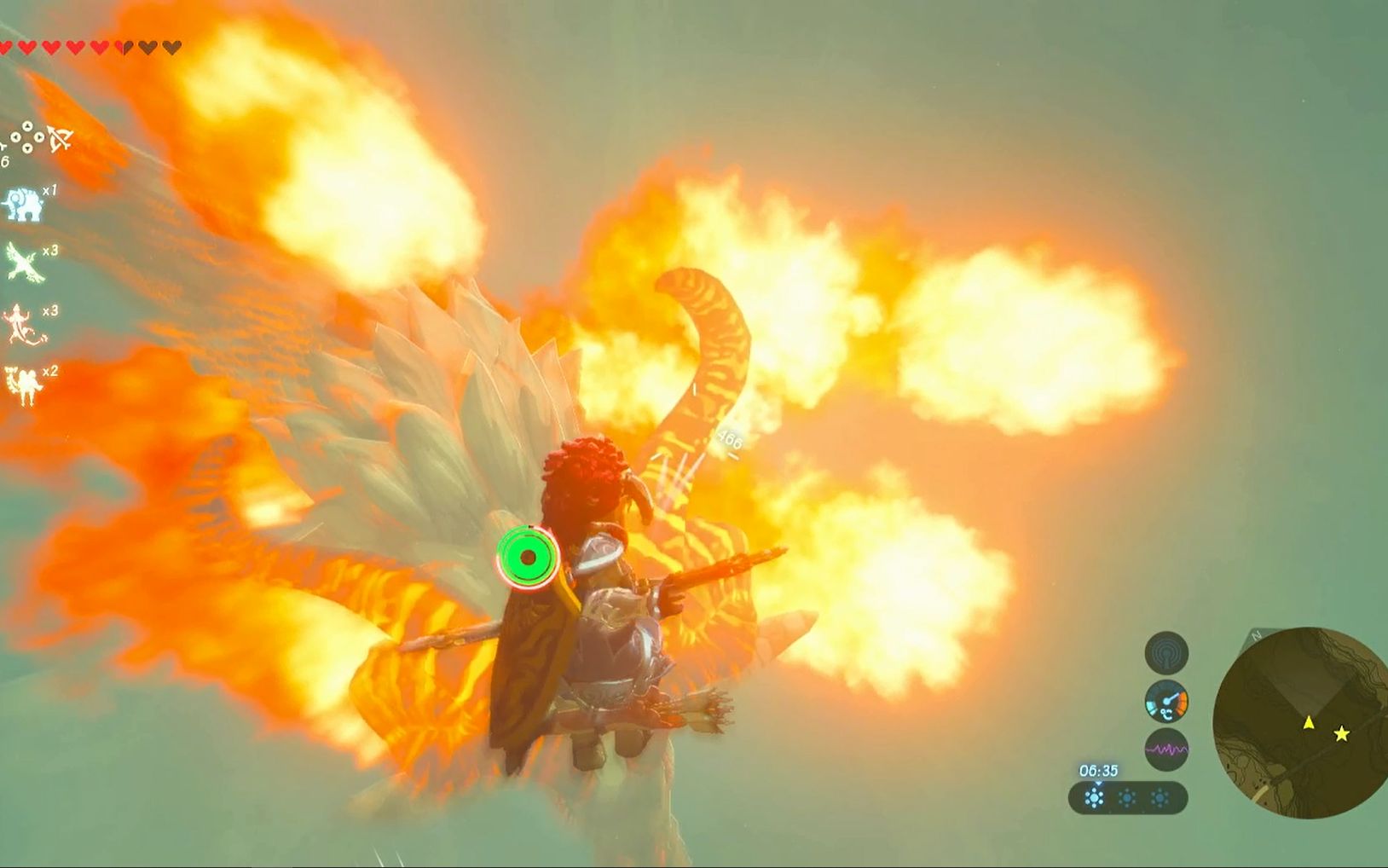 【塞尔达 荒野之息】塞尔达刷火龙角攻略,奥尔龙材料获取!