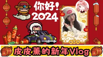 Скачать видео: 2024皮皮薰的新年vlog！毒评论：你是凉屋通缉犯？