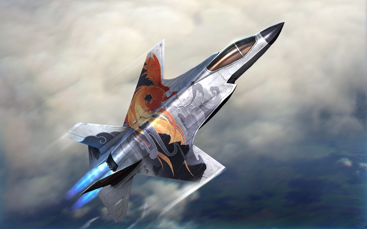 【现代空战3d】v5.8版本更新爆料第三弹:fa-35k雏凤清声炫酷涂装