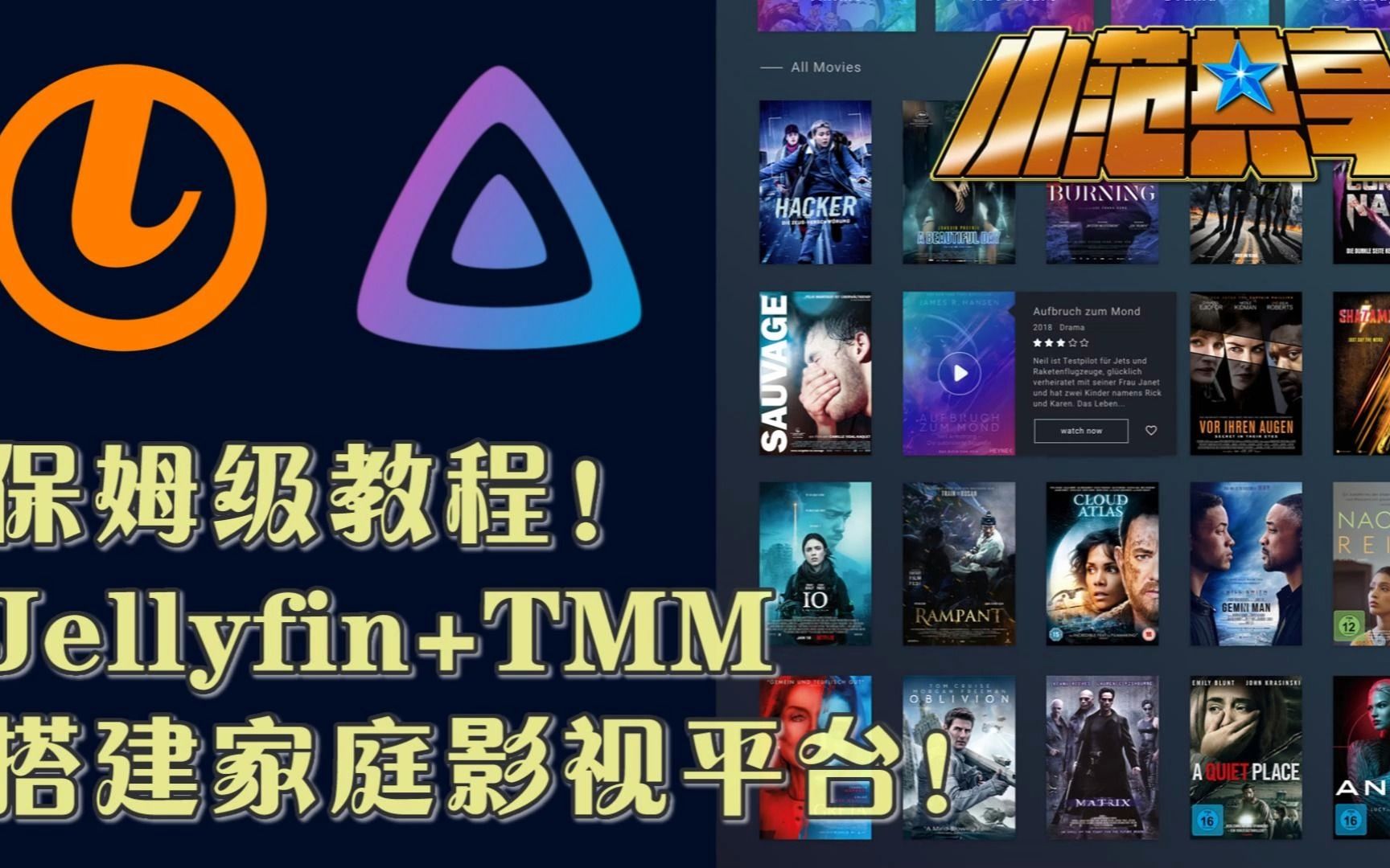 保姆级教程!Jellyfin+TMM搭建家庭影视平台!哔哩哔哩bilibili