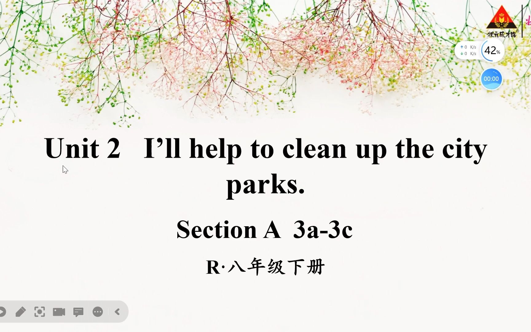 [图]人教版英语八年级下册Unit 2 Section A (3a-3c)