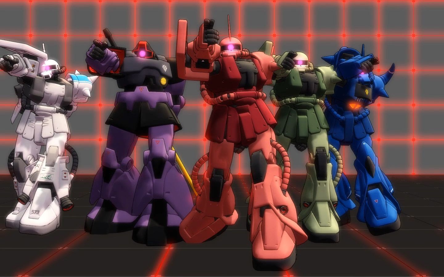 【mmd】zick zeon 一骑当千