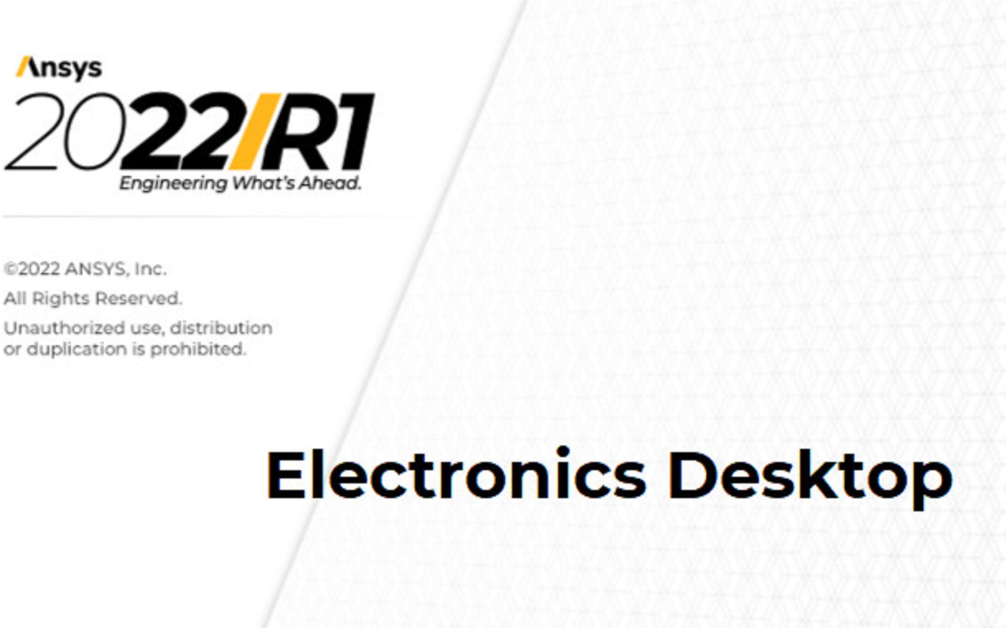 [图]ANSYS Electronics Suite 2022 R1安装教程与安装包