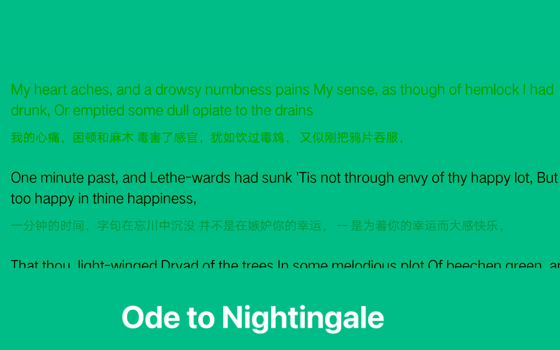 [图]Ode to Nightingale