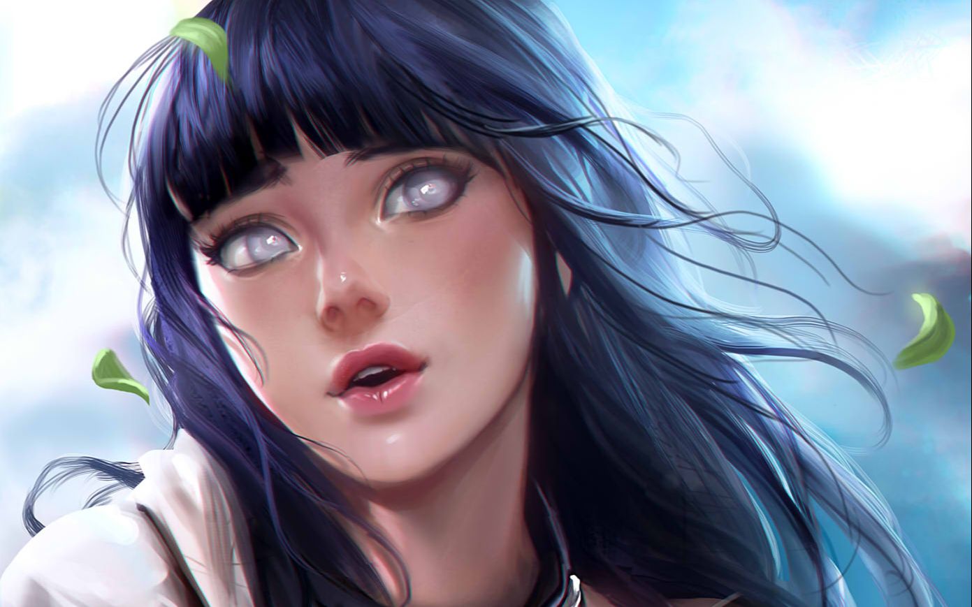 sakimichan作品1期头像半身像ps绘画过程