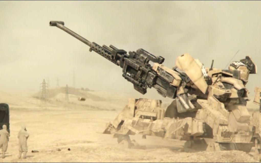 装甲核心cg动画画面质感和战场效果硬科幻