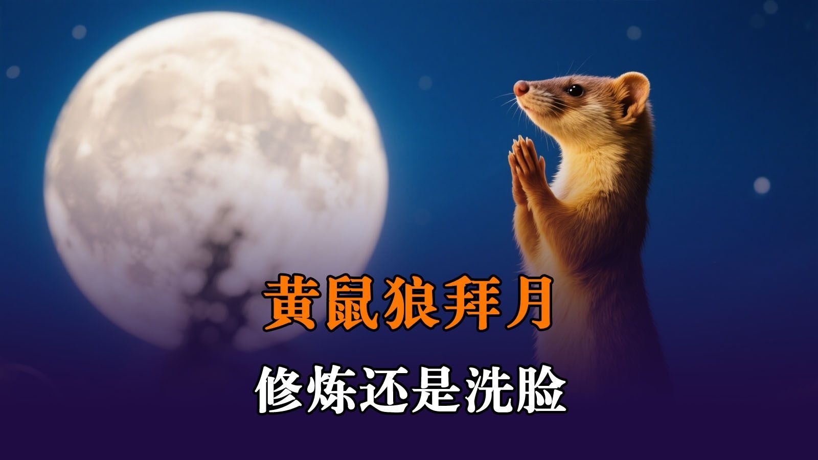 "唐僧"媳妇故宫遇见的"黄鼠狼拜月"真的是动物在修炼吗?