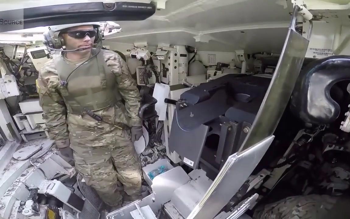 m1a2主站坦克从装弹到发射的内部和外部是什么样的