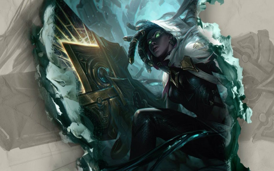 暗影之拥赛娜官方设定图主题曲与cg制作过程lol英雄联盟
