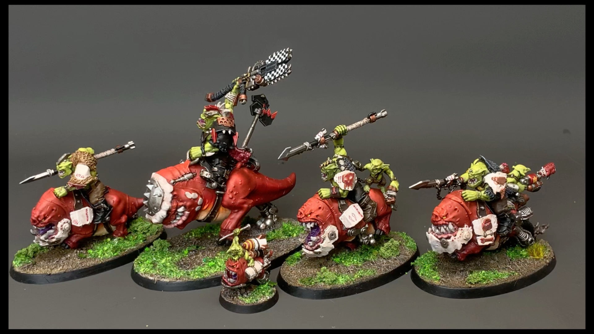 黑公爵战锤40k兽人小队