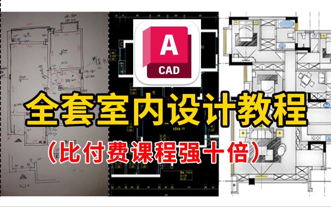 【全199集】比付费还强10倍的全套室内设计自学教程,全程通俗易懂,资深设计师手把手教你从室内设计入门到精通,别再走十年弯路!哔哩哔哩bilibili