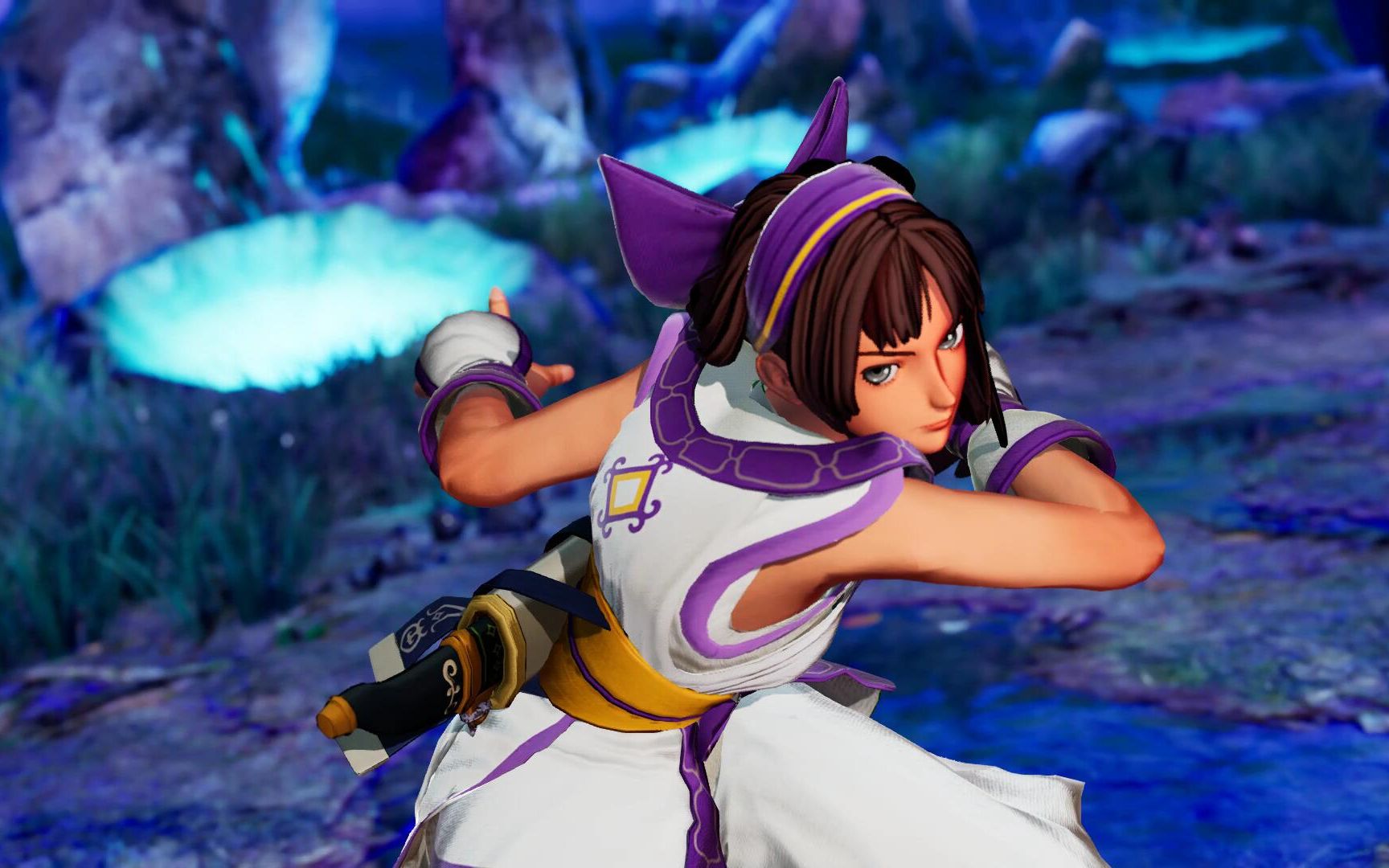 拳皇15彩蛋:邪恶的紫色娜可露露(蕾娜)