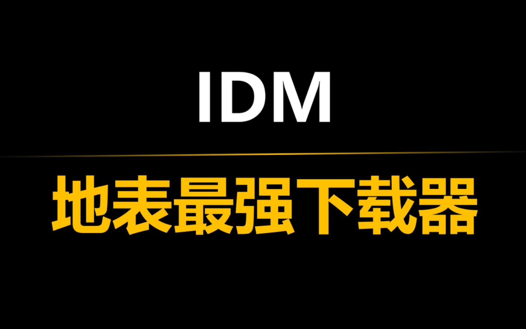 下载工具,IDM,地表最强下载器!哔哩哔哩bilibili