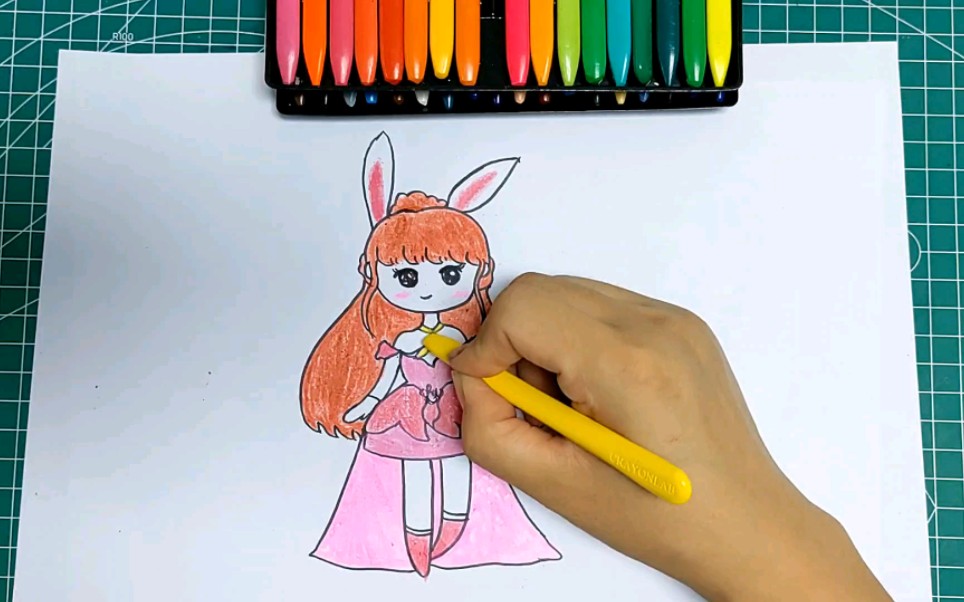 小舞可爱的兔子怎么画图片