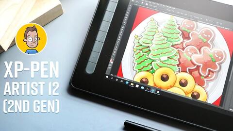 XPPen Artist 12手绘屏(2nd Gen)使用分享| 关于新手选择的建议| 快乐