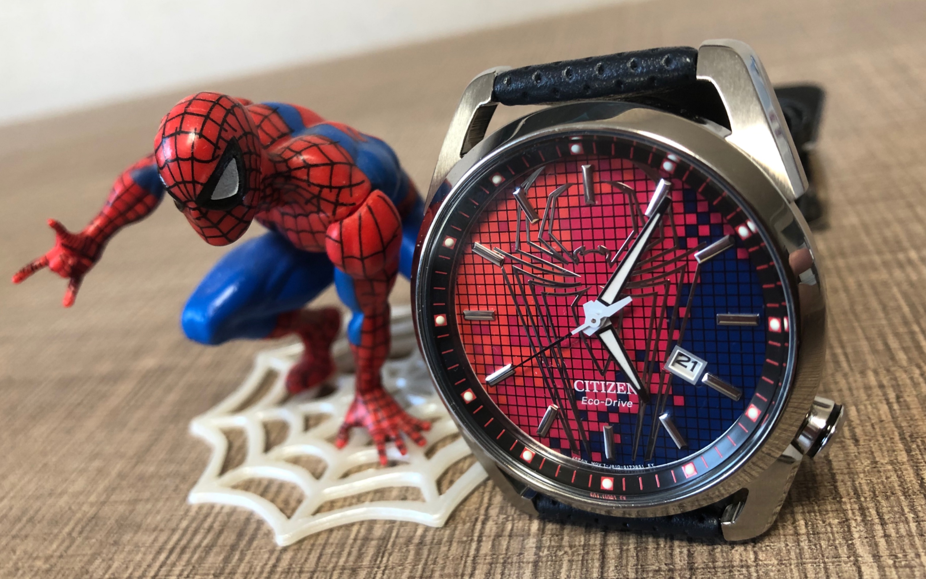 活动  开箱西铁城漫威联名款光动能腕表(蜘蛛侠2021)