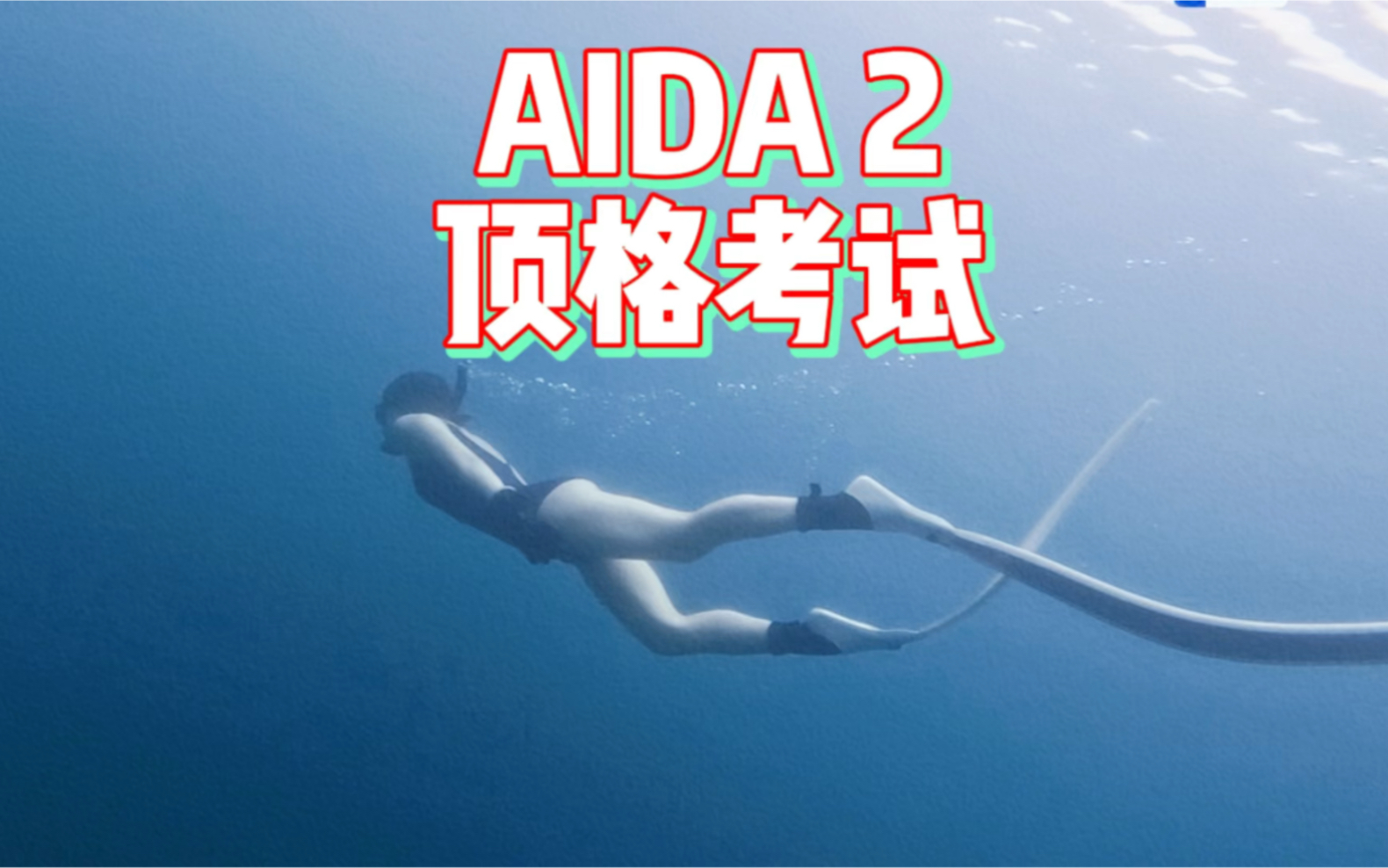 AIDA2 顶格考试20米深度哔哩哔哩bilibili