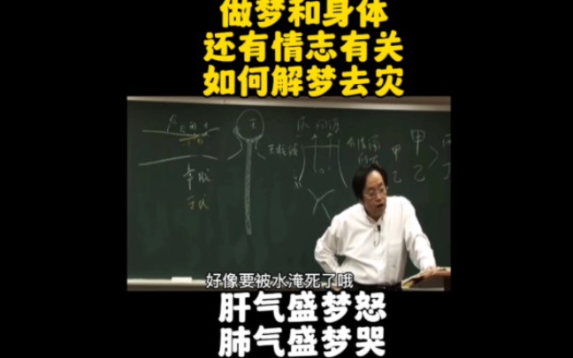 [图]做梦和身体及情志有关。如何解梦去灾？肝气盛梦怒，肺气盛梦哭！