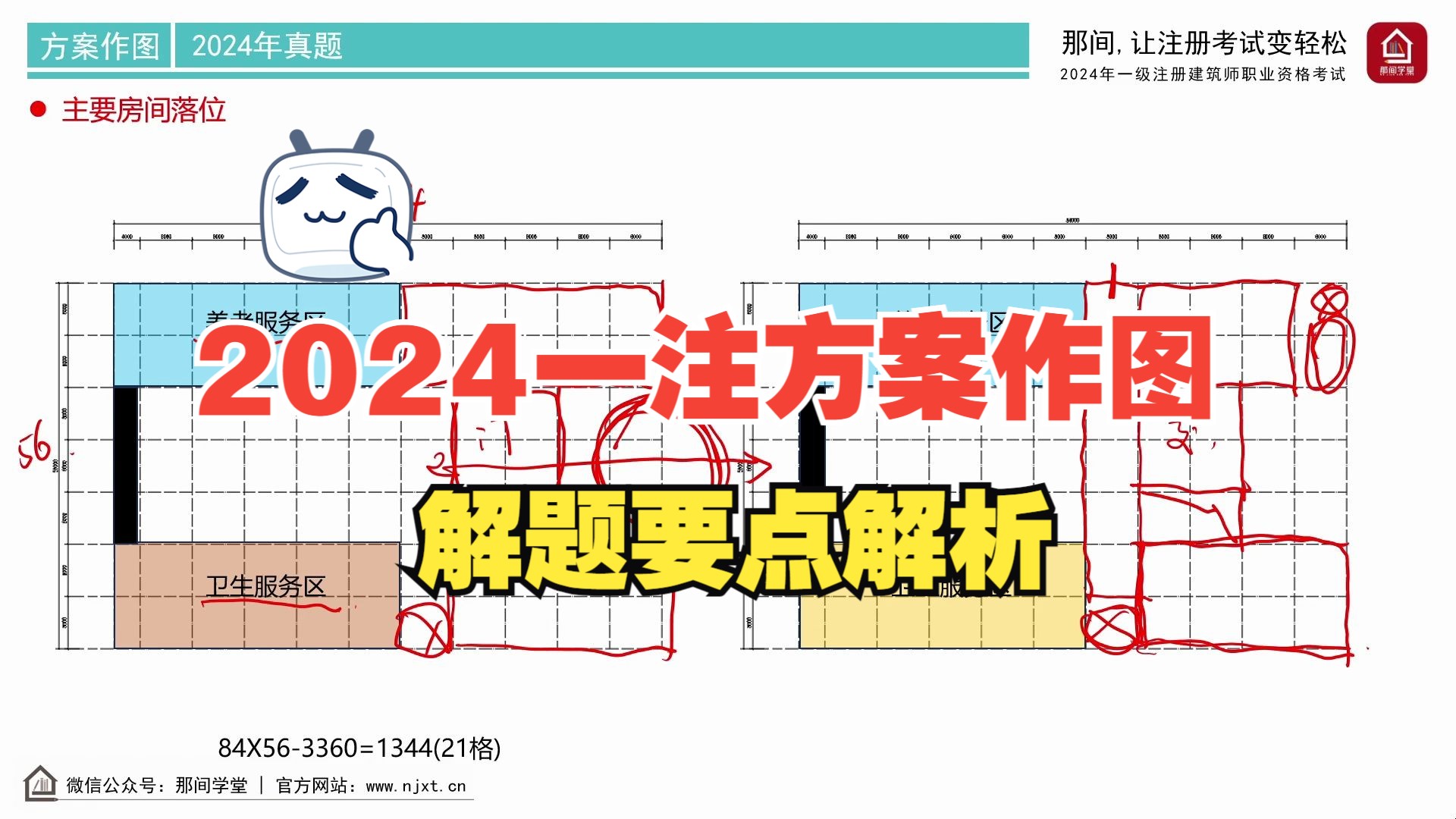 2024年一注考试方案作图真题解题要点解析哔哩哔哩bilibili