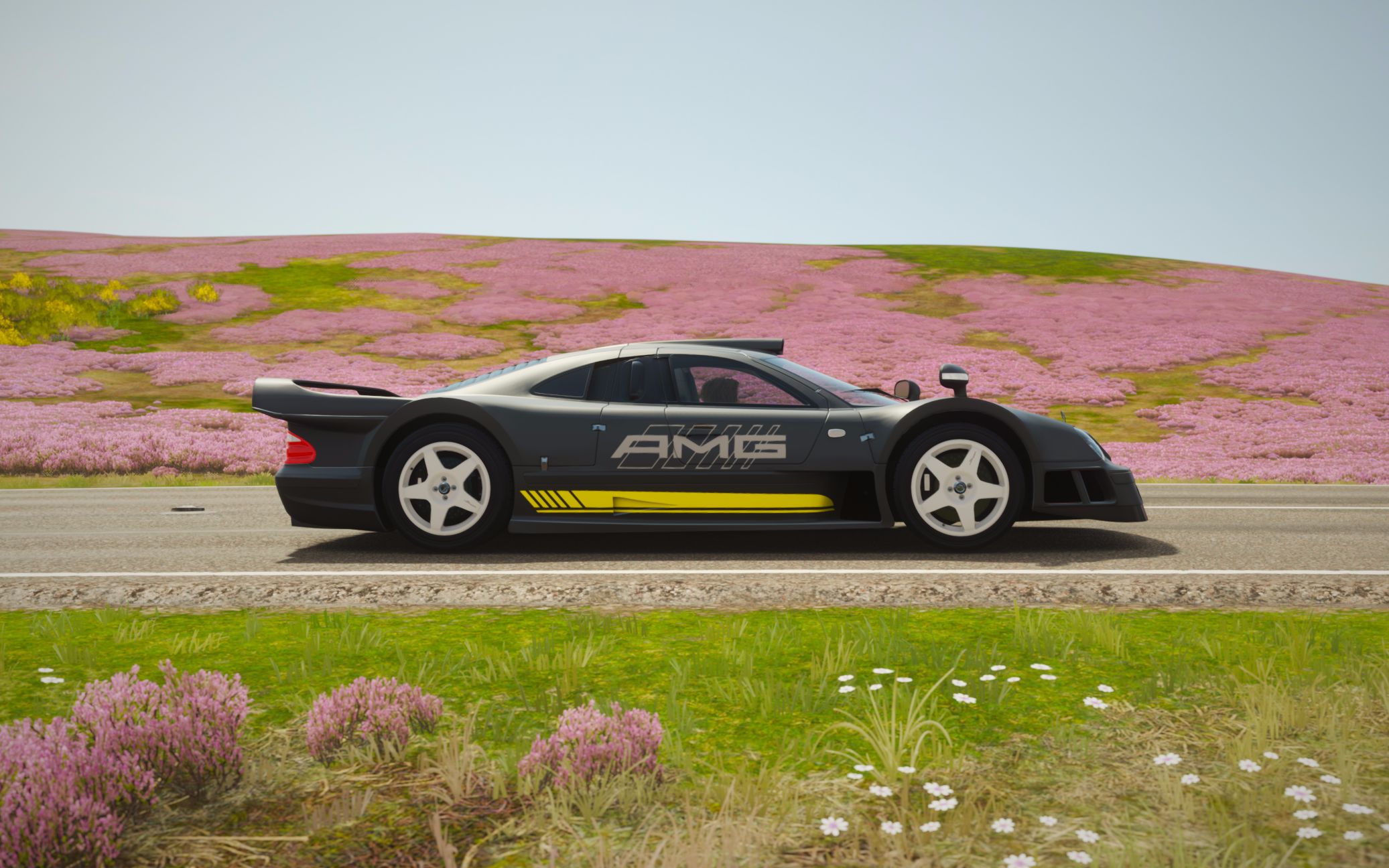 【极限竞速:地平线4】梅赛德斯奔驰 amg clk gtr 苦行赛道 8分25秒455