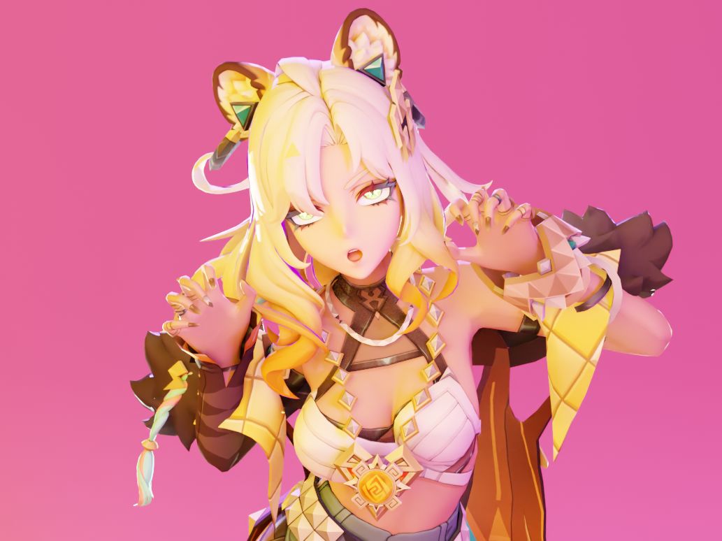 【原神MMD】希诺宁-打光练习