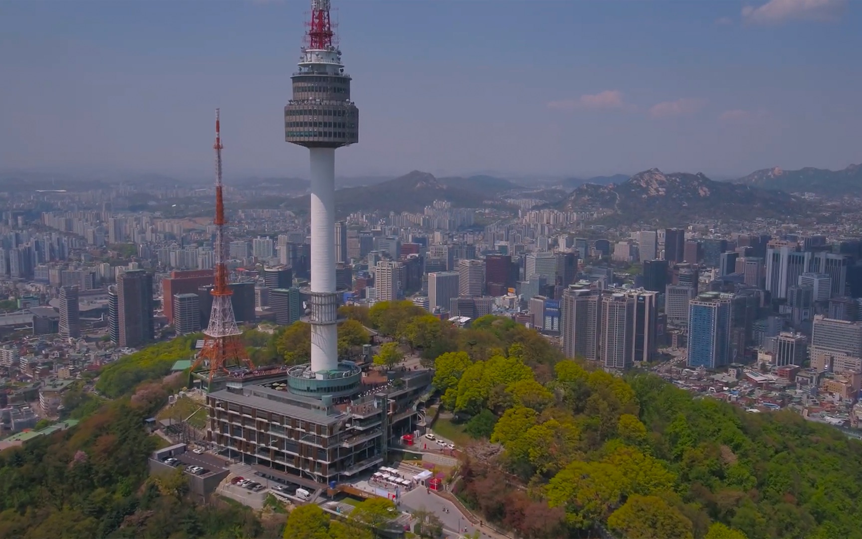 韩国首都首尔天际线9693