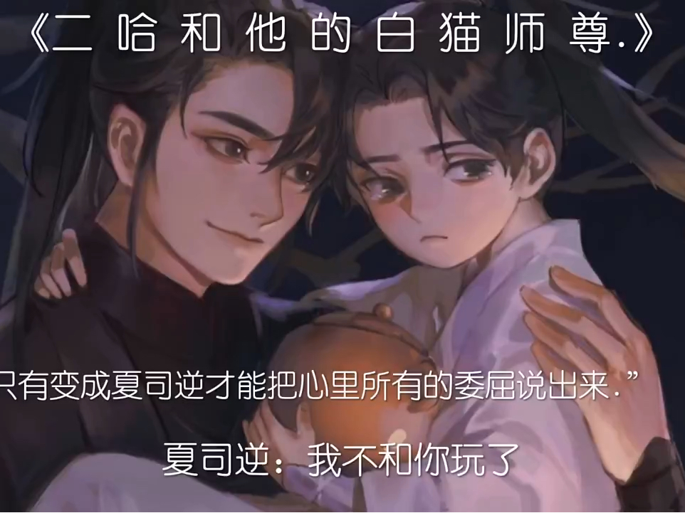 夏司逆可以哭,可以闹,可以撒娇,但楚晚宁不可以,因为他背负的是天下