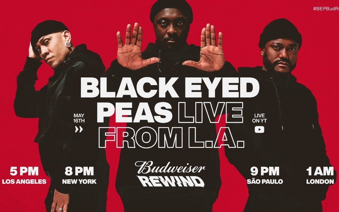 【black eyed peas】 黑眼豆豆 budweiser rewind 洛杉矶线上live los