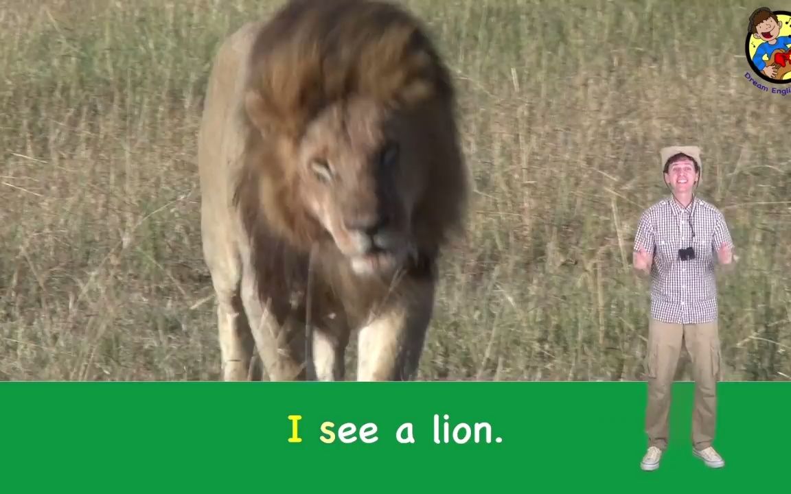 [图]What Do You See_ Song _ Wild Animals _ Learn English Kids