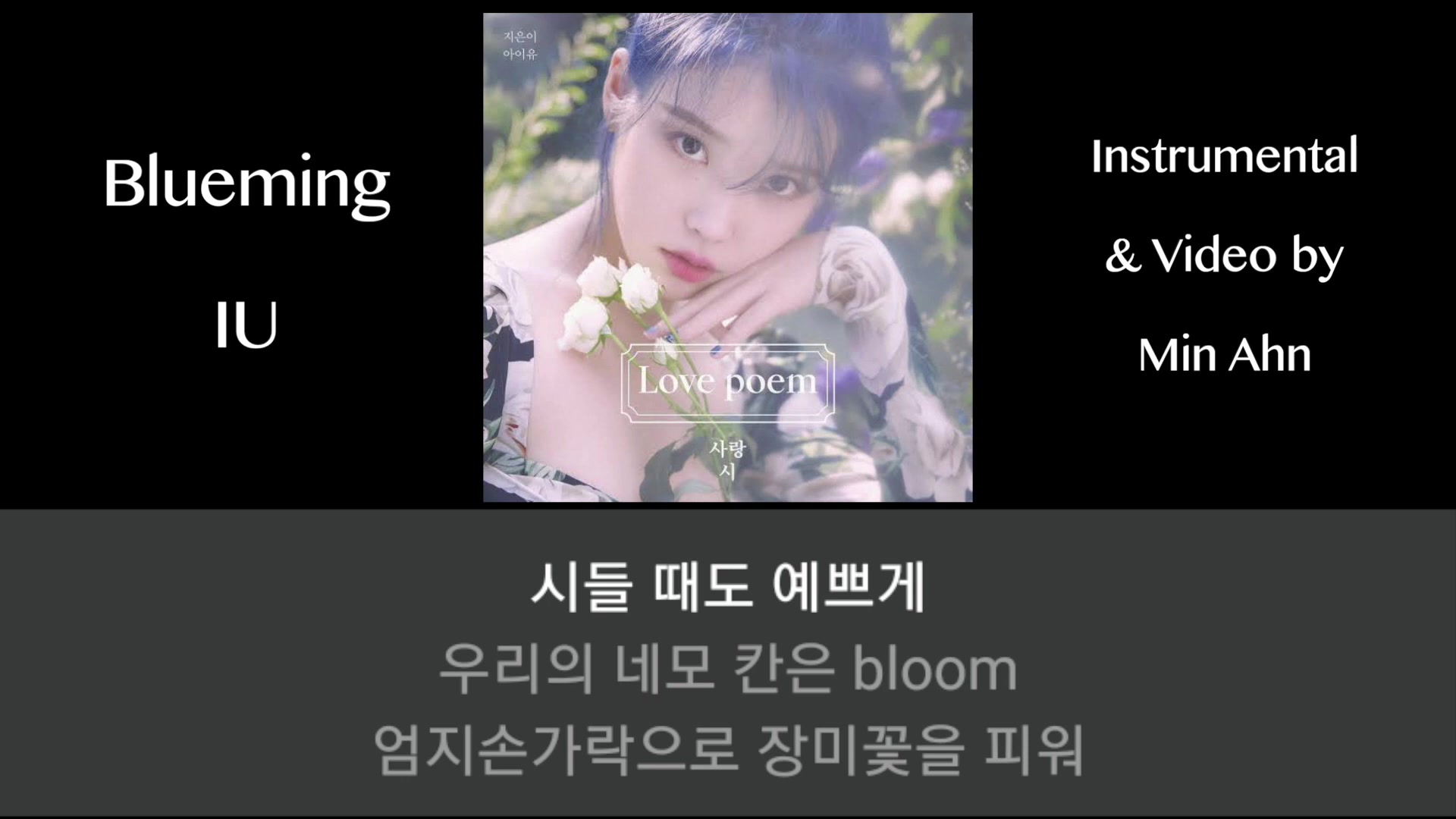 iu - blueming 无和声伴奏