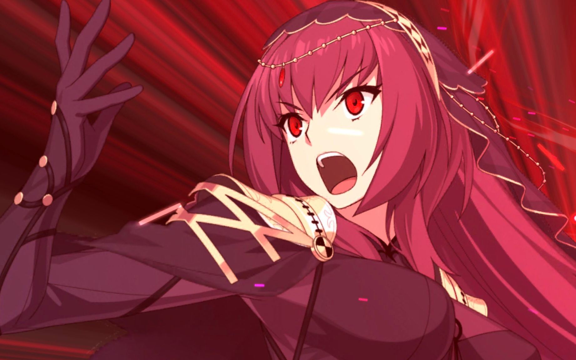 【fgo】斯卡哈新模组 宝具动画演示,兔女郎灵衣来啦