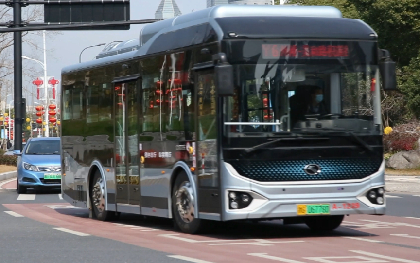 【金华公交】y6 配车:8米一踏金龙