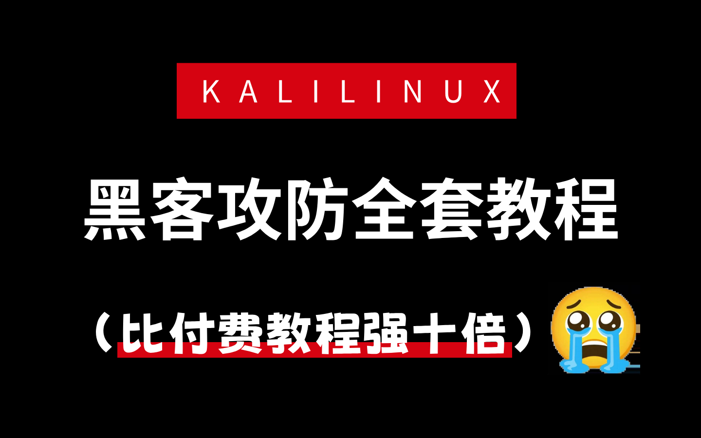 【黑客攻防,技术称王】黑客攻防2025全套教程:从零入门到入狱,掌控网络安全核心技术,直击渗透攻防技术高薪!零基础自学信息安全/Web安全/渗透测...