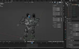 Descargar video: blender基础机器人绑定演示