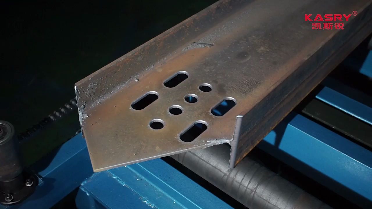 凯斯锐h型钢切割机切割操作演示
