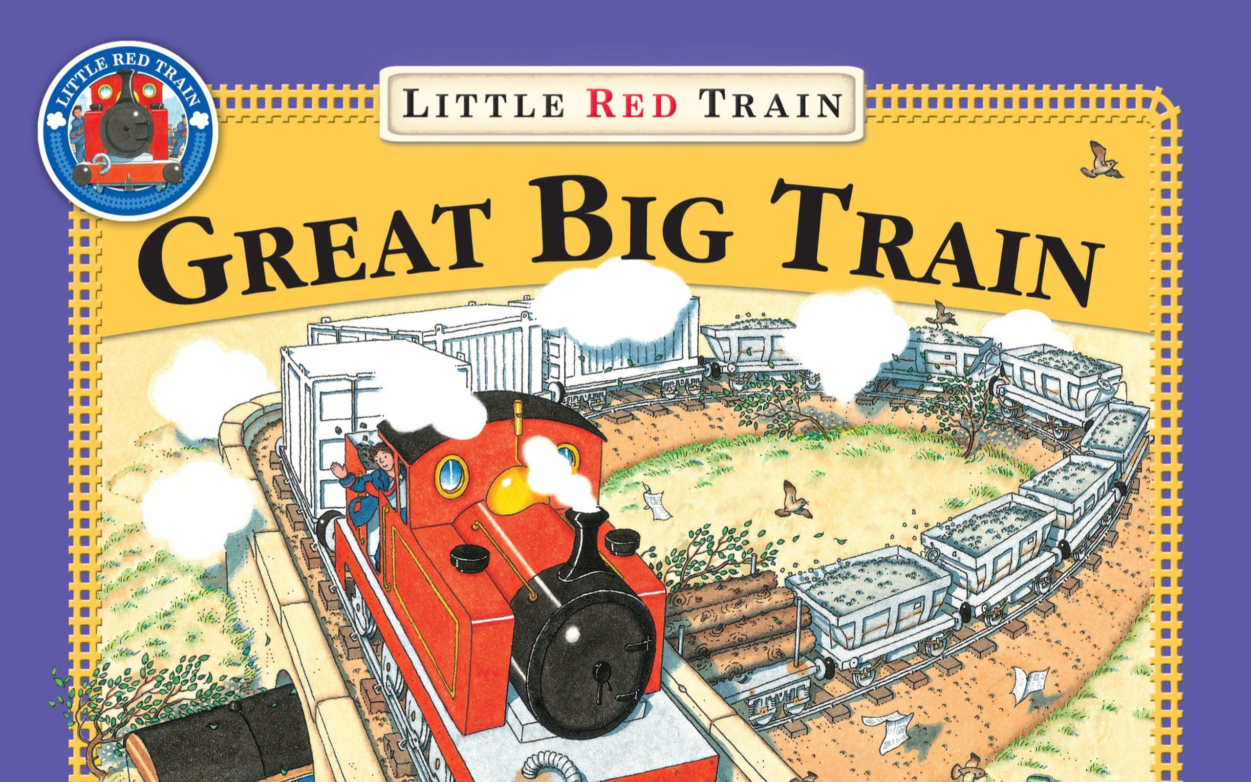 [图]【赏析】《红色小火车之大火车 Little Red Train-Great Big Train》儿童英语绘本故事