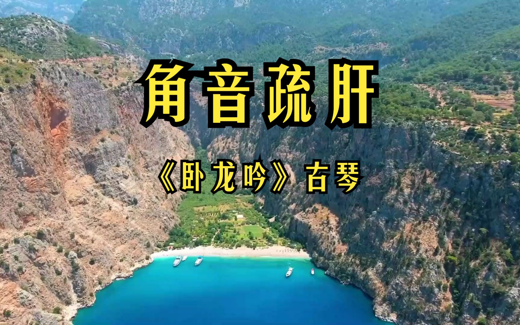 [图]角音入肝 静心养心《卧龙吟》 古琴纯音乐 五音疗疾 意境悠远