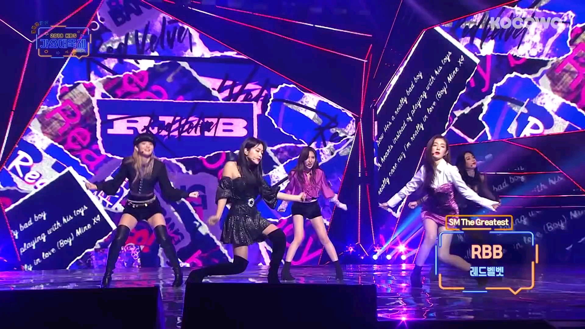 2018kbs歌谣大祭redvelvetbenaturalrbb