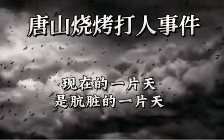 唐山打人事件完整版视频,触目惊心!现在的一片天是肮脏的一片天哔哩哔哩bilibili