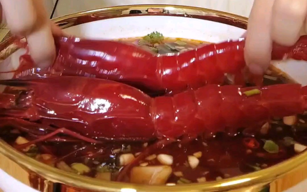 【生腌红魔虾】好新鲜呀这个!但是这个料汁真的狠狠夸赞!
